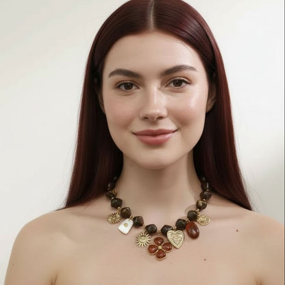 MAXI COLLAR RESINA FLOR