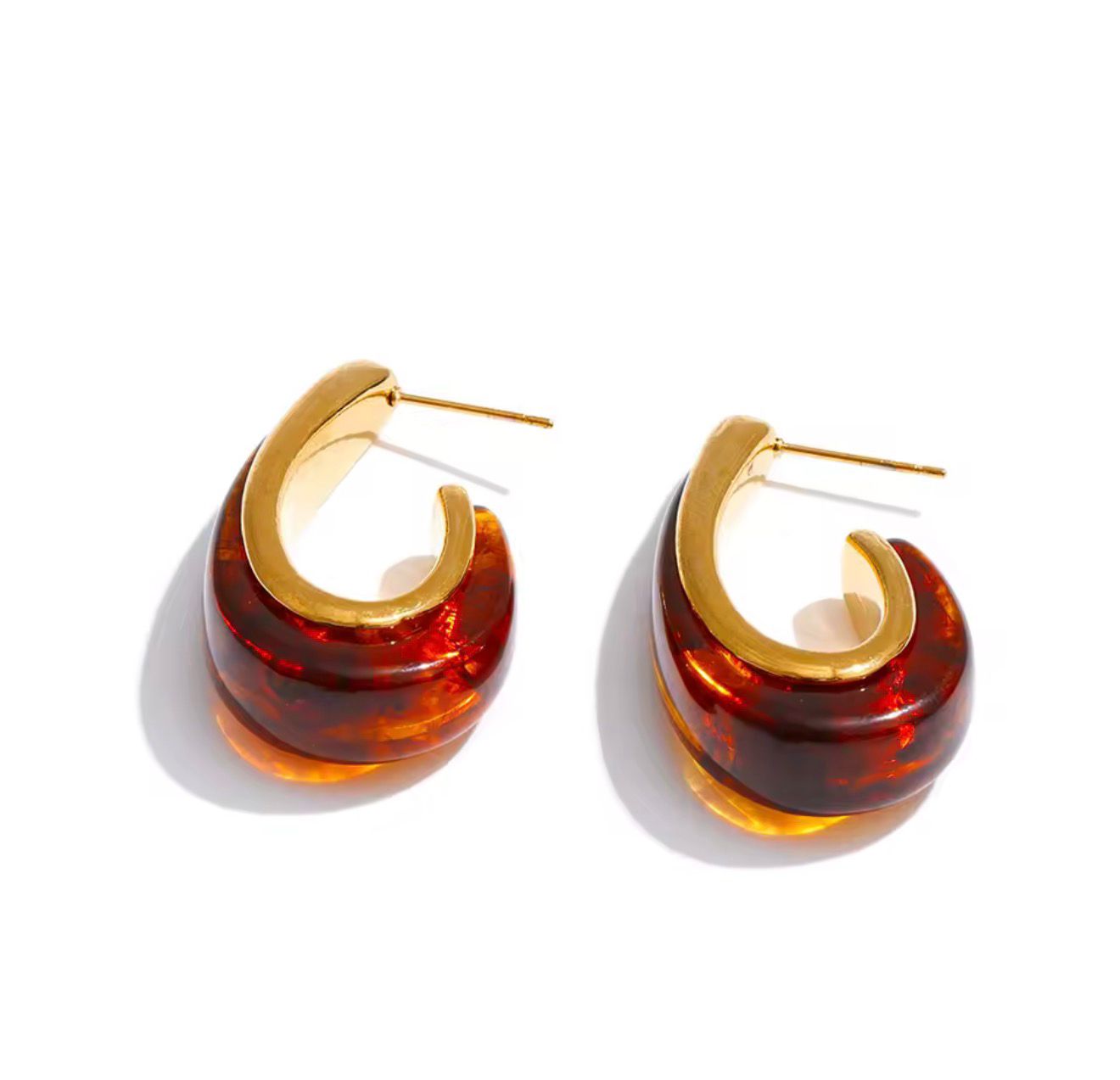 ARETES RESINA - Mariana Osorno Joyería