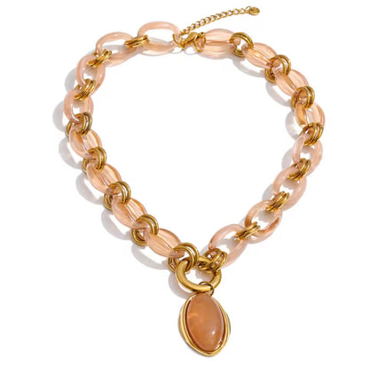 COLLAR CADENA RESINA