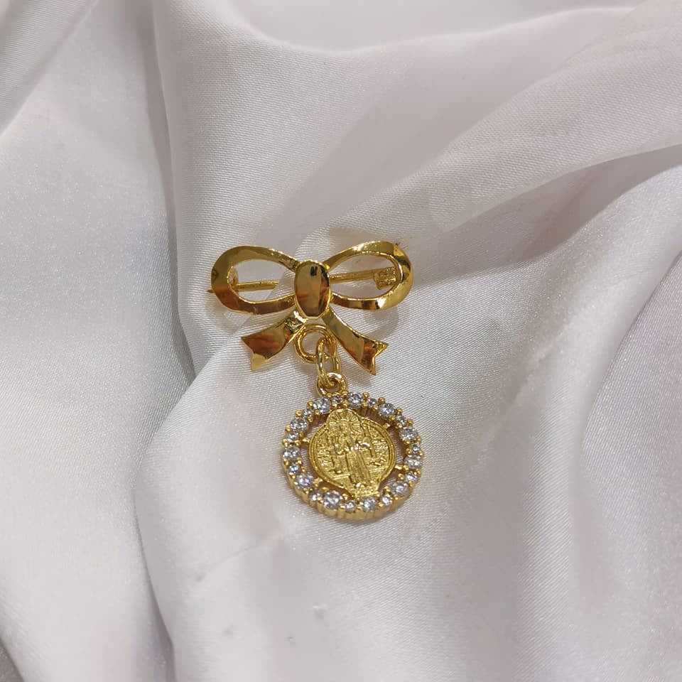 BROCHE MOÑO MINI CON DIJE