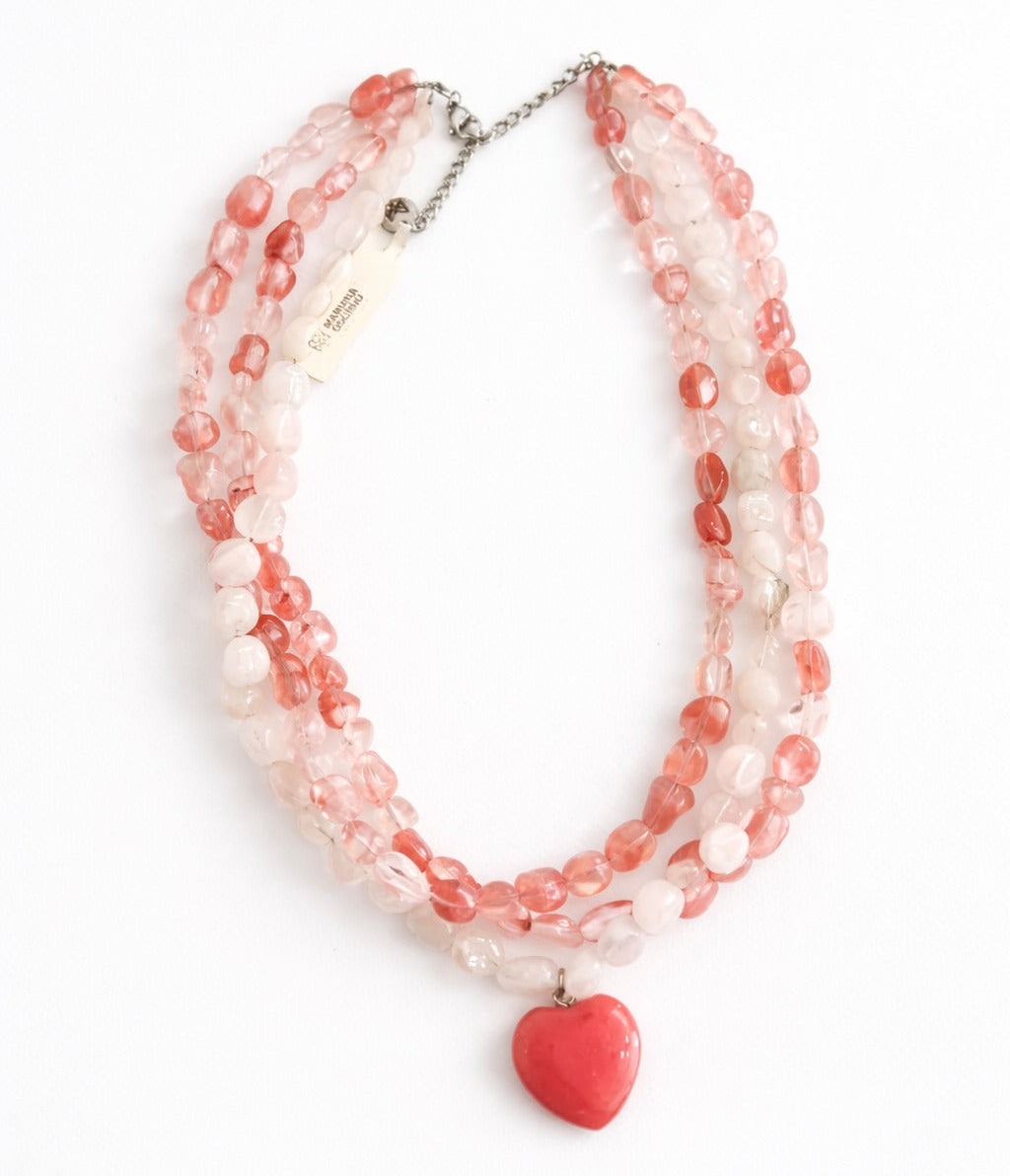 COLLAR PIEDRAS CORAZON - Mariana Osorno Joyería