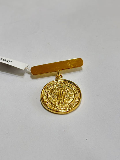 BROCHE PLACA CON VIRGEN - Mariana Osorno Joyería