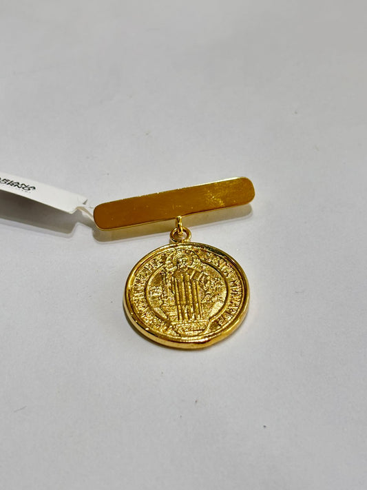 BROCHE PLACA CON VIRGEN - Mariana Osorno Joyería