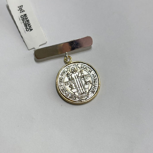 IMPERDIBLE PLACA PLATA - Mariana Osorno Joyería