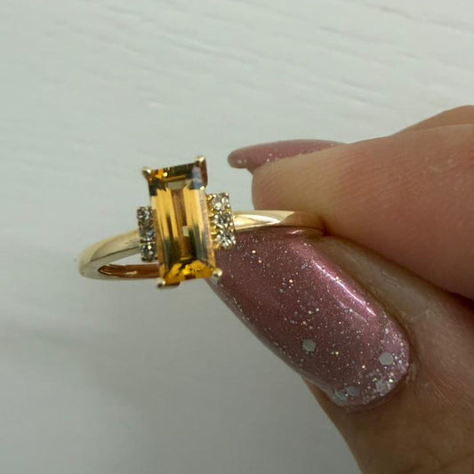 ANILLO CITRINO - Mariana Osorno Joyería