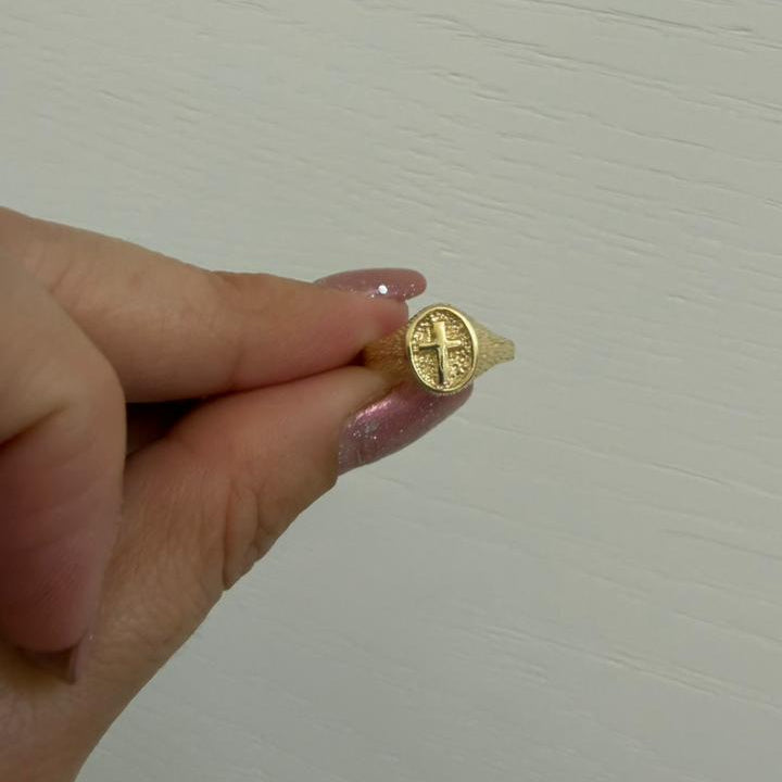 ANILLO CRUZ MINI RING - Mariana Osorno Joyería