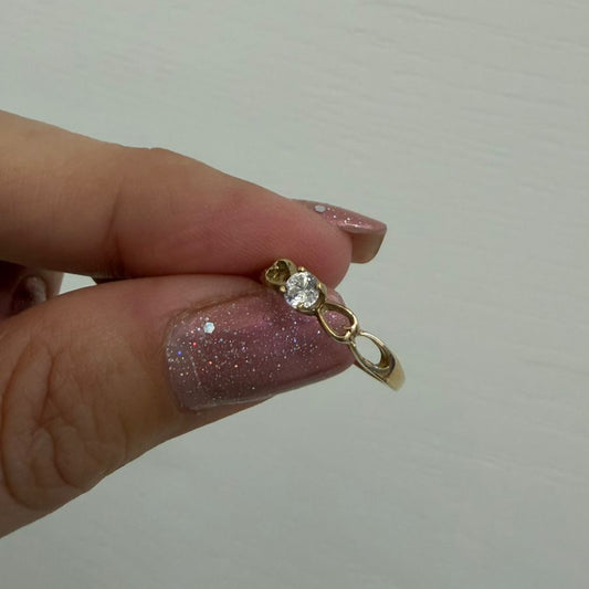 ANILLO CORAZON CALADO MINI RING - Mariana Osorno Joyería