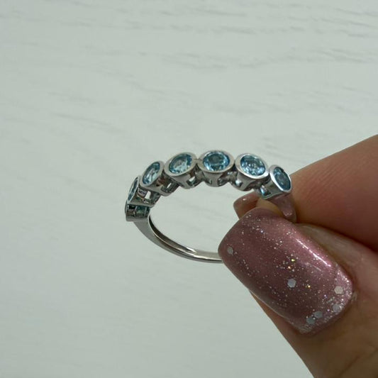 ANILLO TOP AZUL - Mariana Osorno Joyería