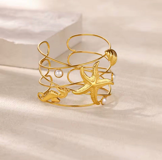 maxi pulsera estrella - Mariana Osorno Joyería
