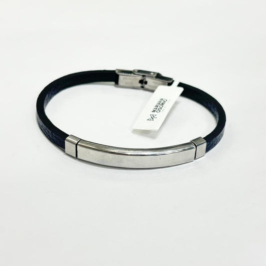 PULSERA CUERO PLANA - Mariana Osorno Joyería