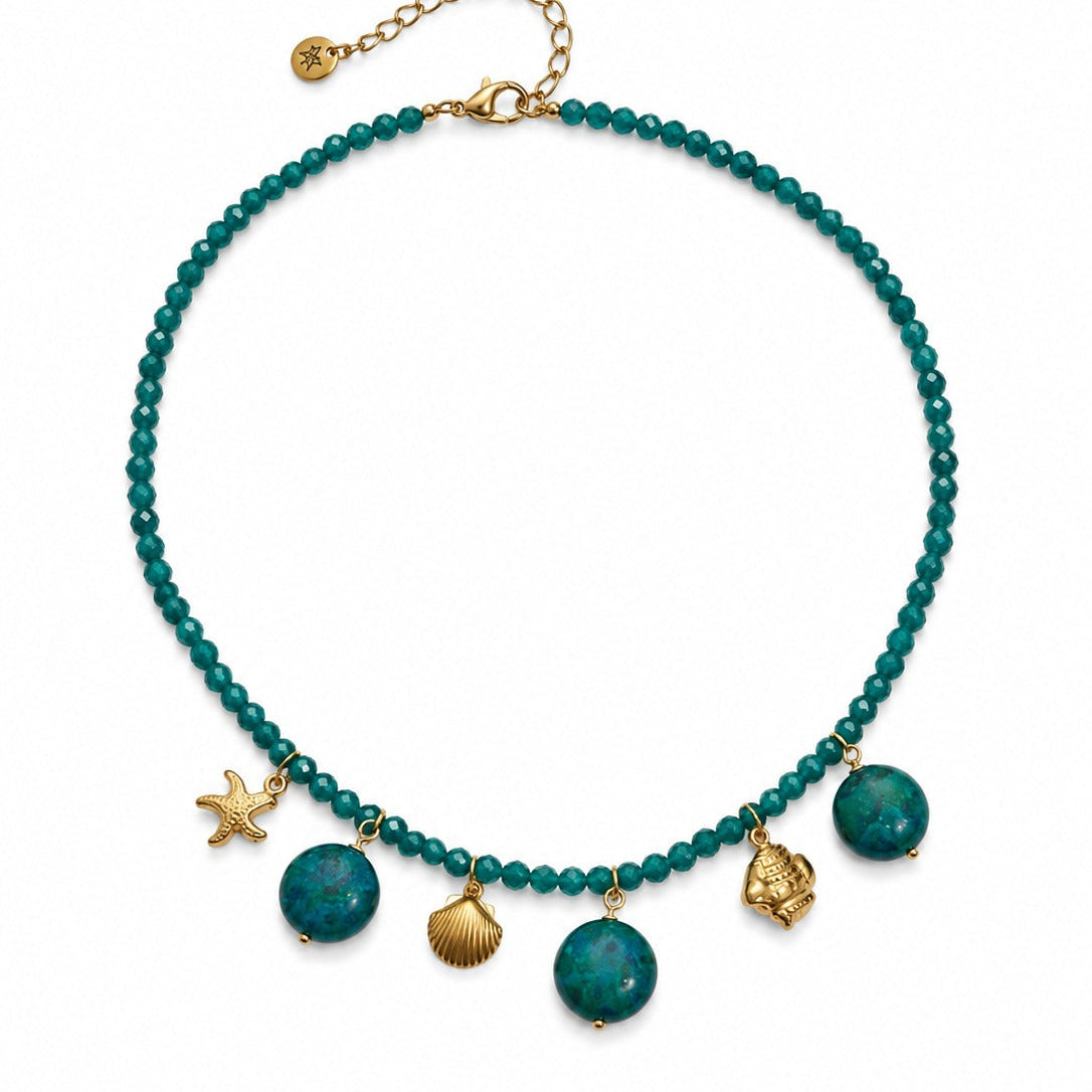 COLLAR AQUA MARINA