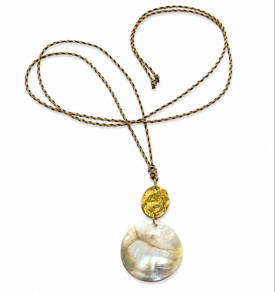 COLLAR CORDON Y CONCHA