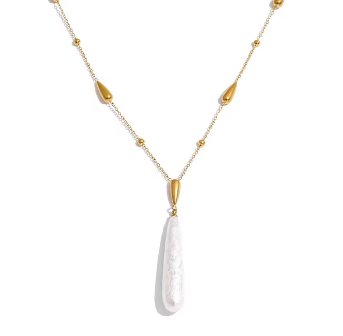COLLAR GOTA DE PERLA