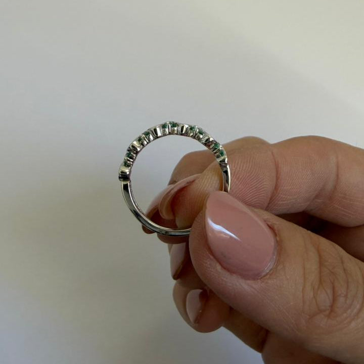 CHURUMBELA WAVE ESMERALDA - Mariana Osorno Joyería