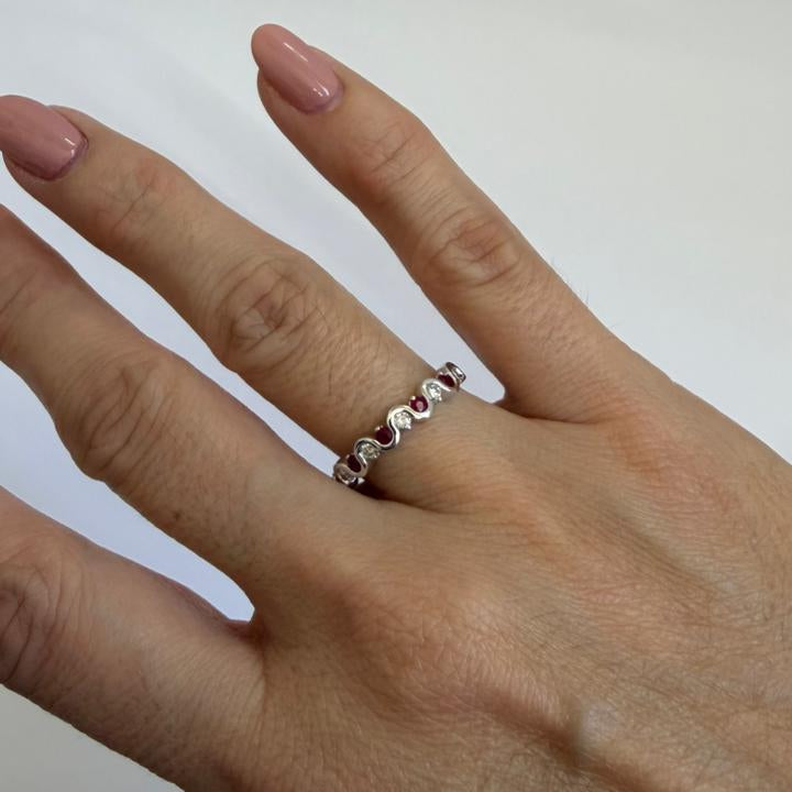 CHURUMBELA WAVE RUBI - Mariana Osorno Joyería