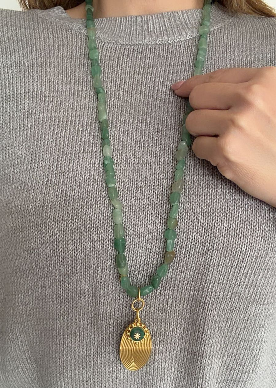 COLLAR LARGO CUARZOS