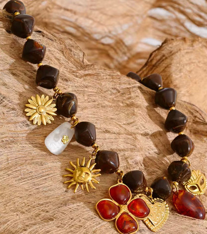 MAXI COLLAR RESINA FLOR