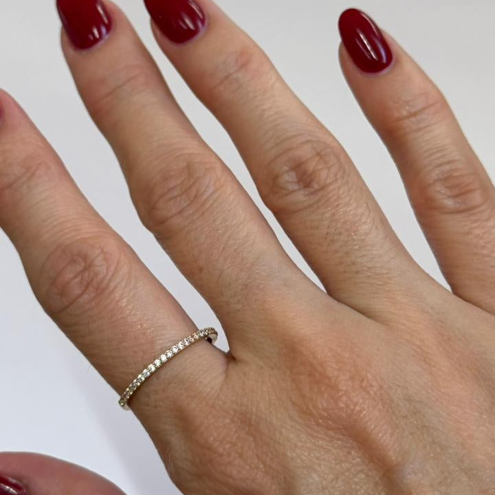 ANILLO CIRCONIAS - Mariana Osorno Joyería