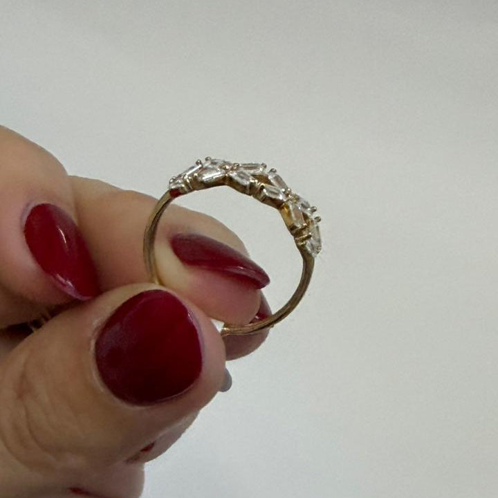 ANILLO PLATEADO X - Mariana Osorno Joyería