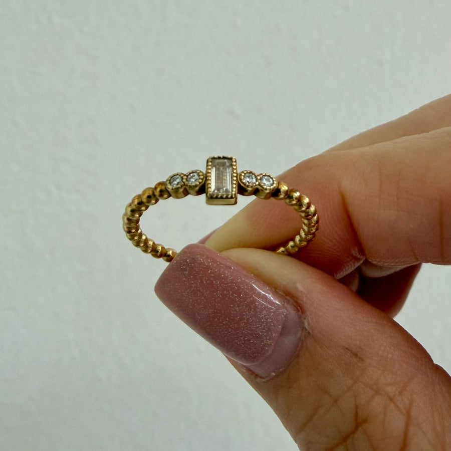 ANILLO RECTANGULO - Mariana Osorno Joyería