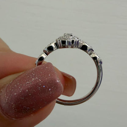 ANILLO FLOR SOLITARIO - Mariana Osorno Joyería