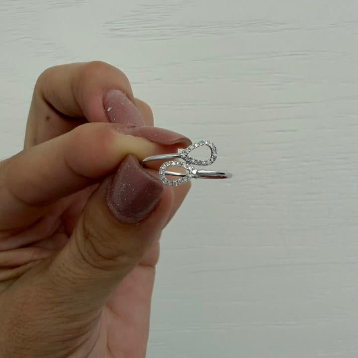 ANILLO DOBLE GOTA - Mariana Osorno Joyería