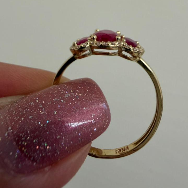 ANILLO TRIPLE CIRCONIA - Mariana Osorno Joyería