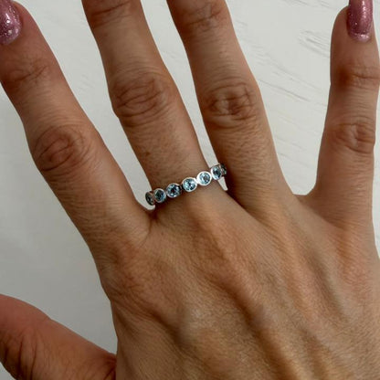 ANILLO TOP AZUL - Mariana Osorno Joyería