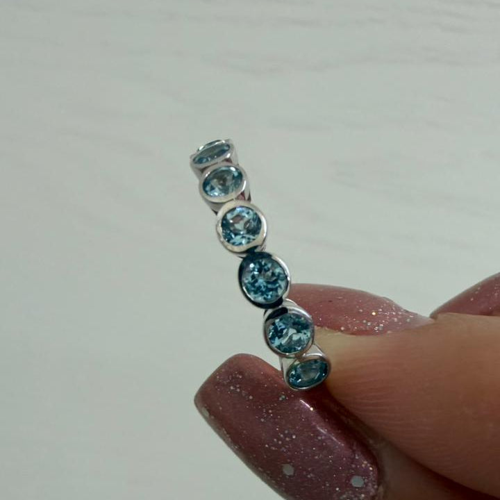 ANILLO TOP AZUL - Mariana Osorno Joyería
