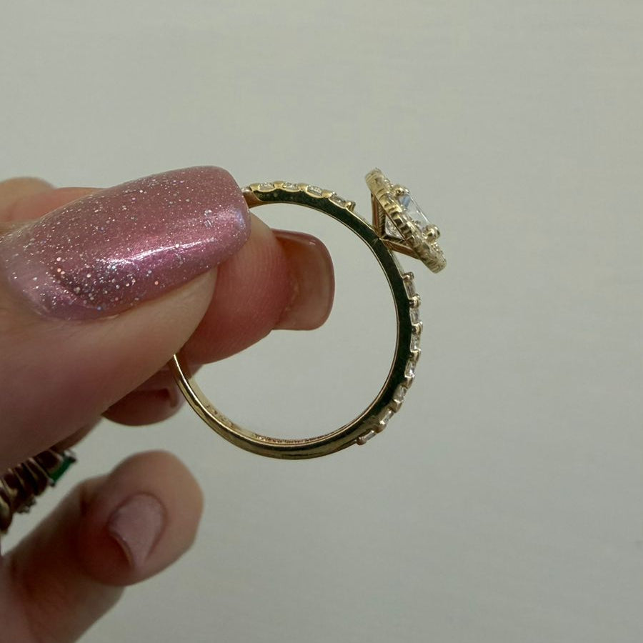 ANILLO SOLITARIO CIRCONIA - Mariana Osorno Joyería