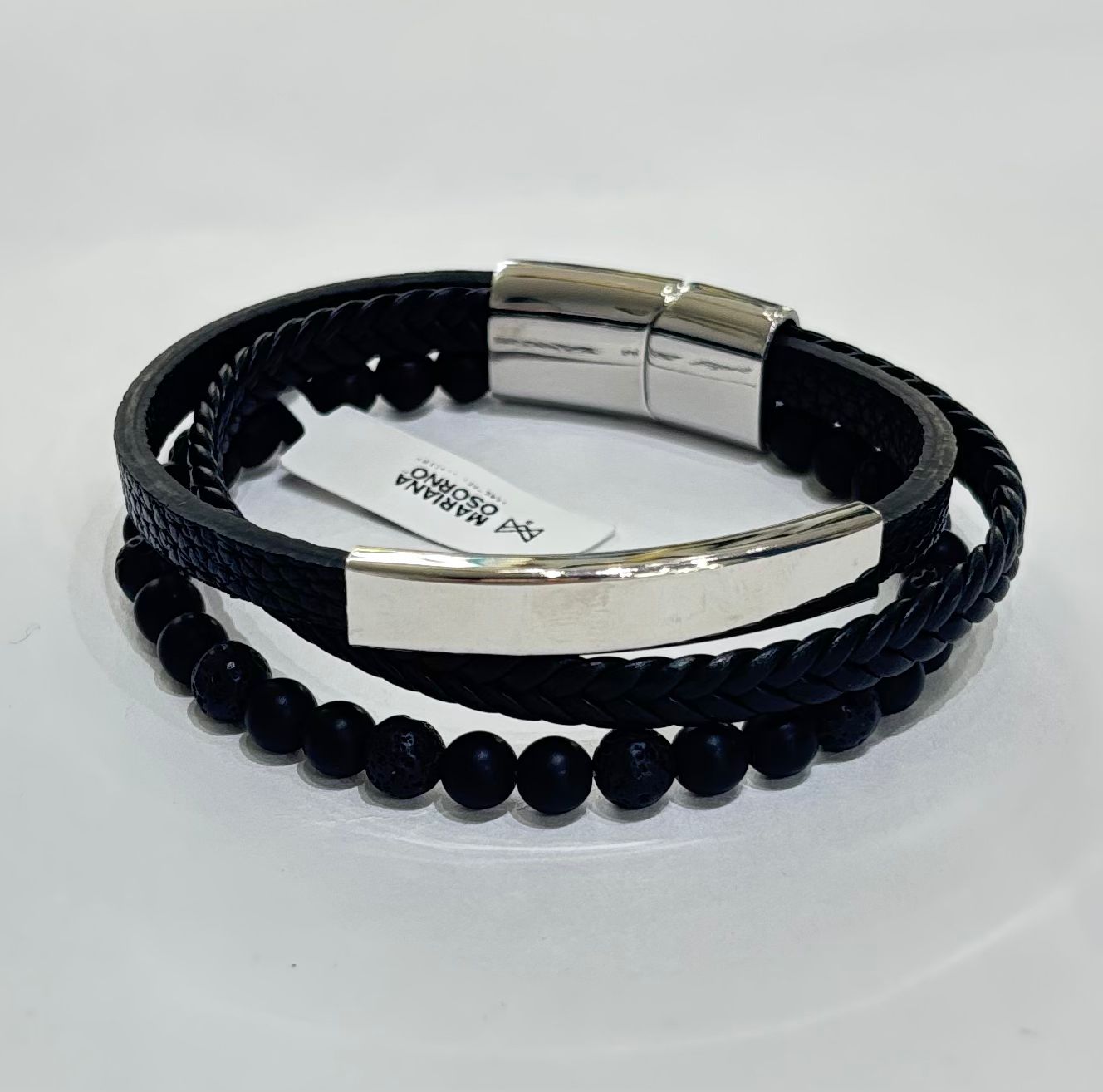 PULSERA VOLCANO PLATEADA - Mariana Osorno Joyería