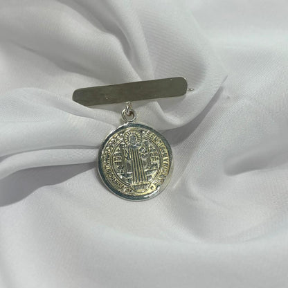 IMPERDIBLE PLACA PLATA - Mariana Osorno Joyería