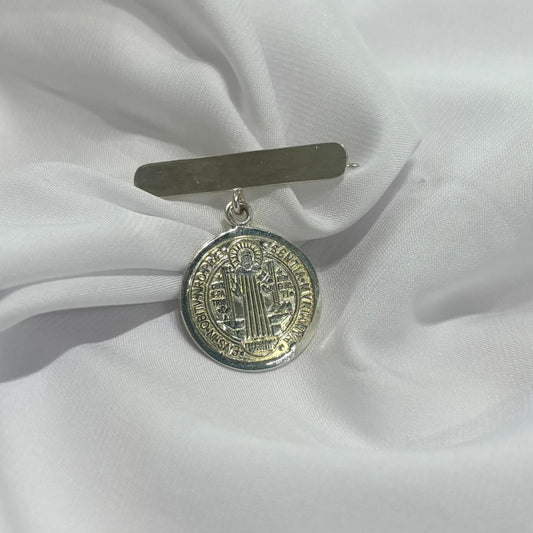 IMPERDIBLE PLACA PLATA - Mariana Osorno Joyería
