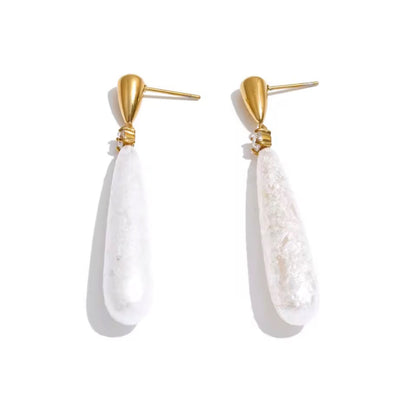 ARETES LARGOS PERLA
