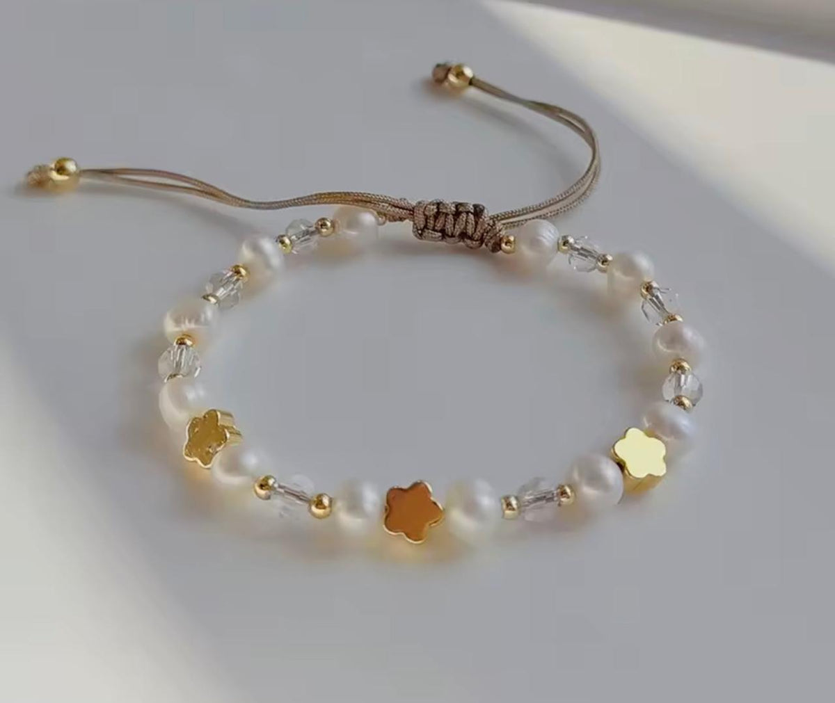 PULSERA AJUSTABLE PERLAS