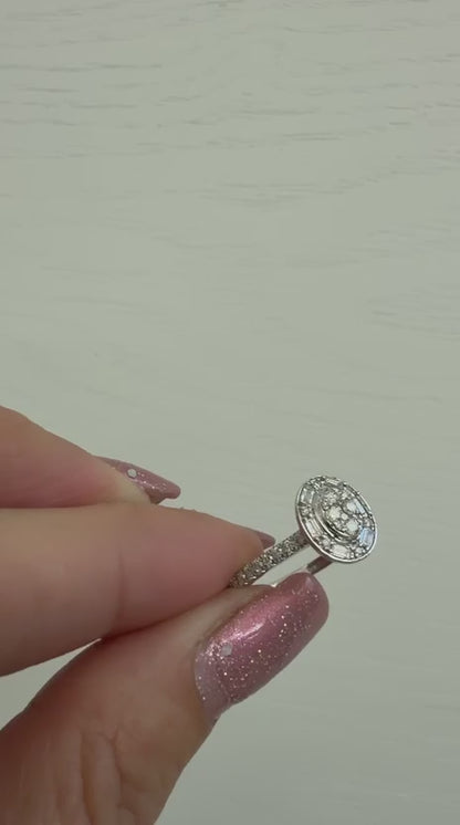 ANILLO TIPO SOLITARIO OVALO
