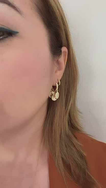 ARETE COLGANTES CON CIRCONIAS