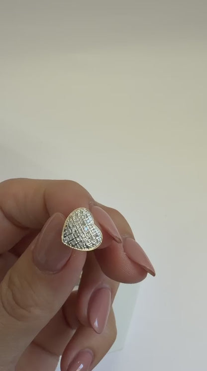 ARETES CORAZON GRANDE