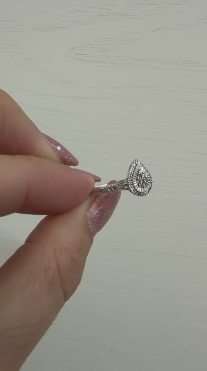 ANILLO SOLITARIO GOTA