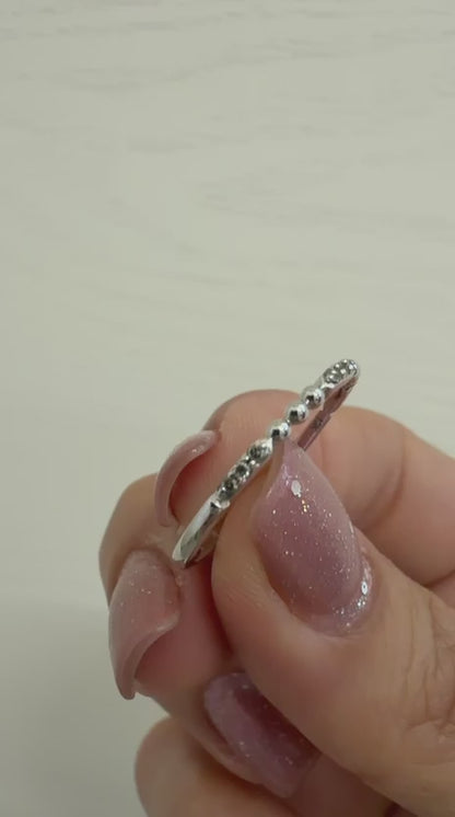 ANILLO DOTS MINI DIAMANTES