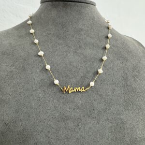 Collar perlas Mama